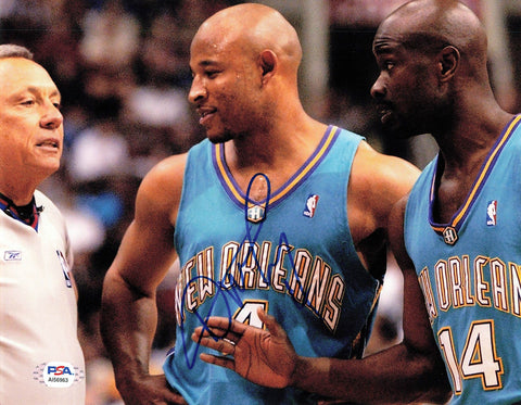 David Wesley signed 8x10 photo PSA/DNA  Autographed