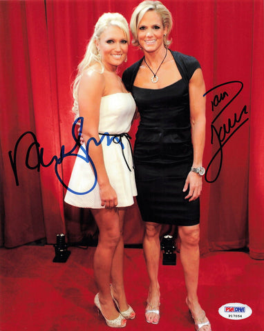 Natalie Gulbis Dara Torres Signed 8x10 photo PSA/DNA Autographed Golfer