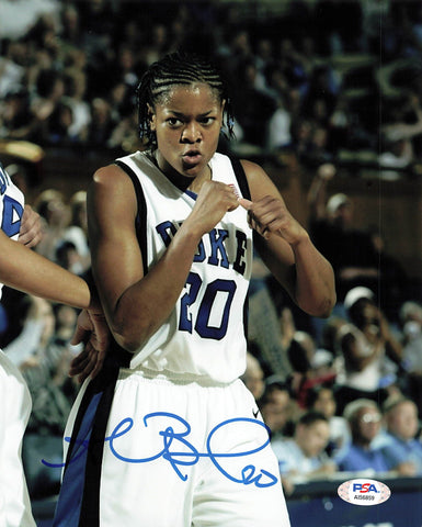 Alana Beard signed 8x10 photo Duke Blue Devils Autographed