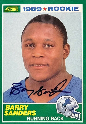 Barry Sanders Autograph Signing