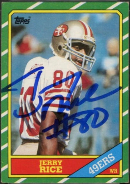 Jerry Rice Autograph Signing