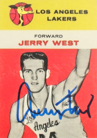 Jerry West Autograph Signing