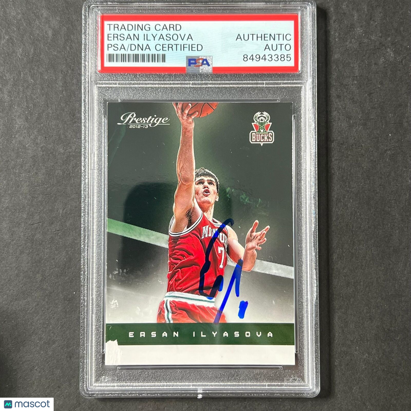 2012-13 Prestige Basketball #76 Ersan Ilyasova Signed Card AUTO PSA Slabbed Buck