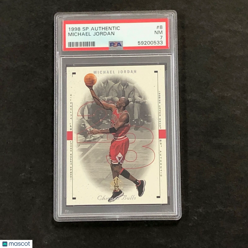 1998 SP Authentic #8 Michael Jordan PSA 7 NM Bulls