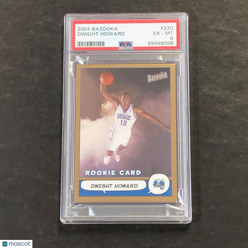 2004 Bazooka #220 Dwight Howard PSA 6 EX-MT Magic