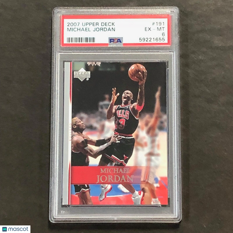 2007 Upper Deck #26 Michael Jordan PSA EX-MT 6 Bulls