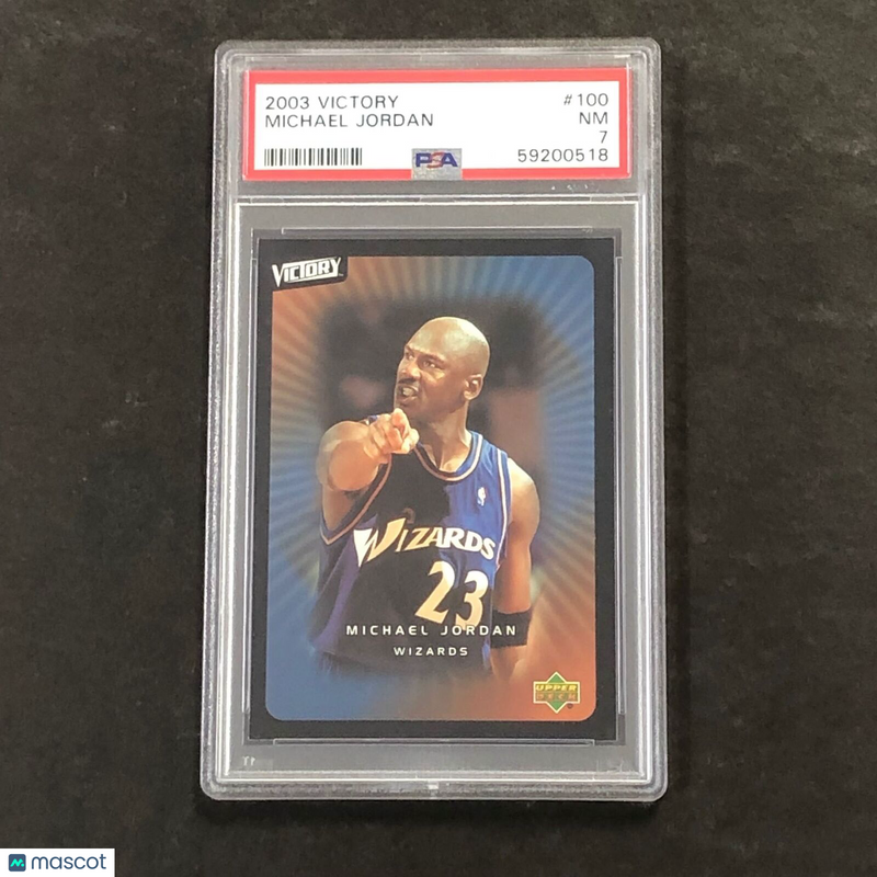 2003 Victory #100 Michael Jordan PSA 7 NM Wizards