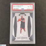 2017 Panini Prizm #51 Bam Adebayo PSA 8 NM-MT Heat