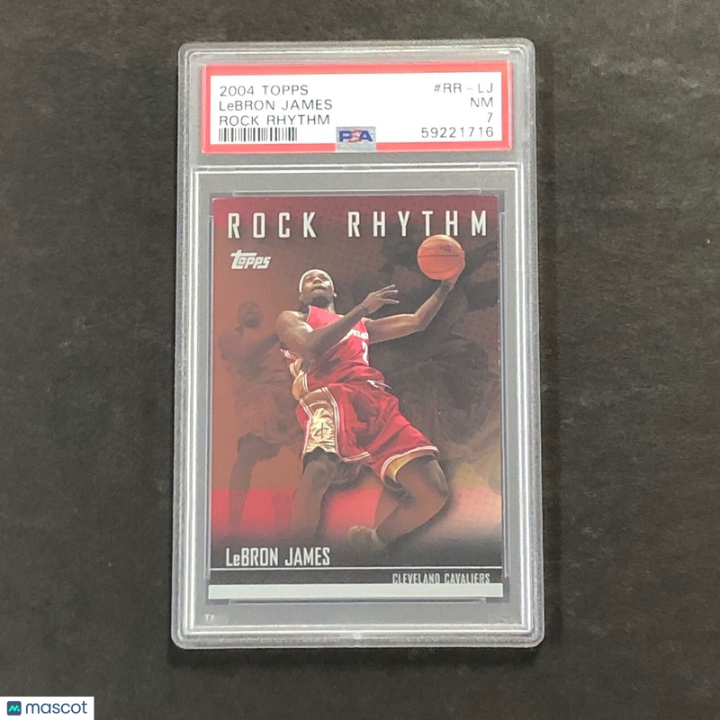 2004 Topps #RR-LJ Lebron James PSA 7 NM Rock Rhythm