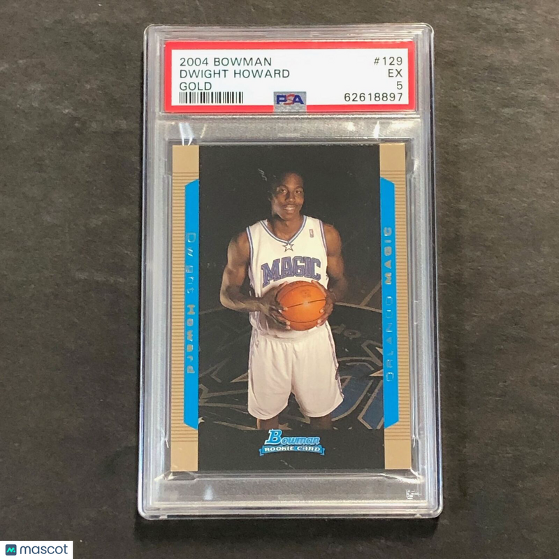 2004 Bowman #129 Dwight Howard PSA 5 EX Magic