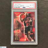 1996 Fleer Stackhouse All Fleer #4 Michael Jordan PSA EX MT 6 Wizards