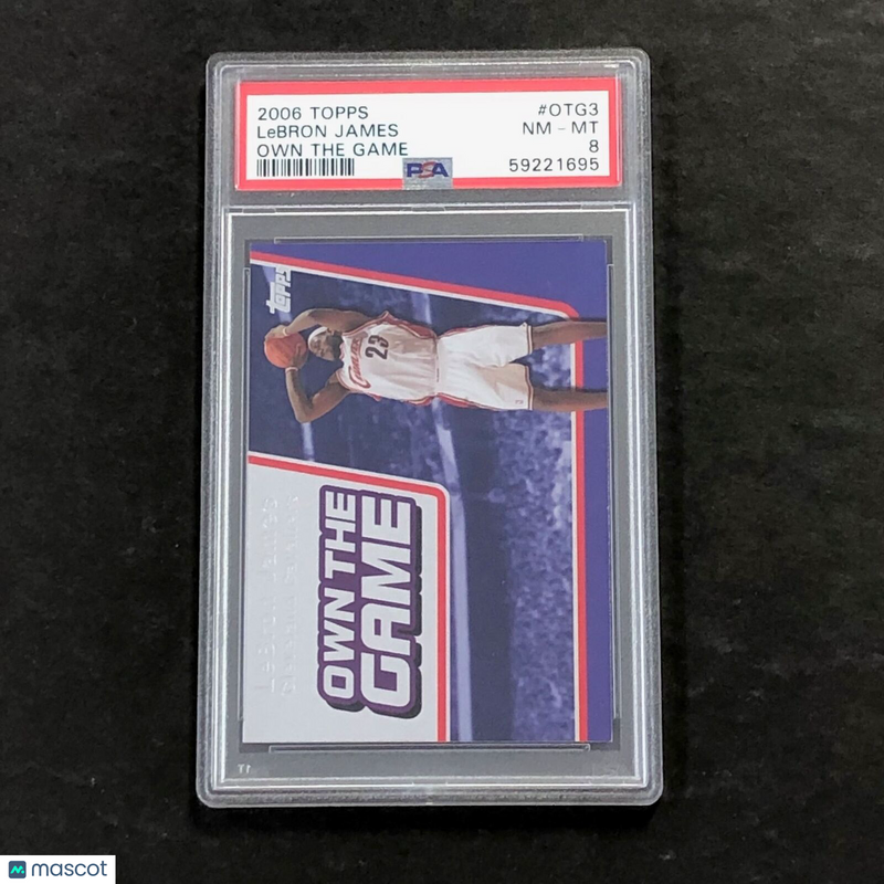 2006 Topps #OTG3 Lebron James PSA 8 NM-MT Cavaliers