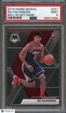 2019 Panini Mosaic #231 Rui Hachimura Ball In Left Hand PSA 9 Mint RC