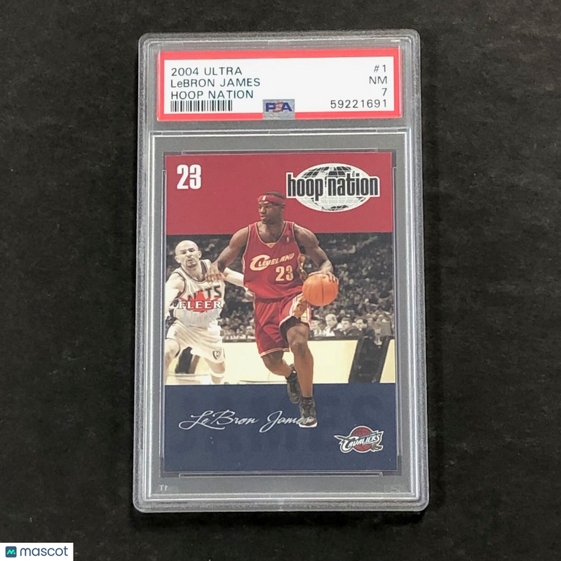 2004 Ultra #1 Lebron James PSA 7 NM Hoop Nation