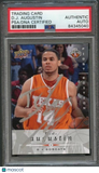 2008-09 Upper Deck #225 DJ Augustin Signed Card AUTO PSA Slabbed