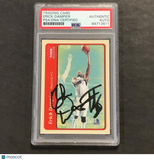 2004-05 Fleer Tradition #120 ERICK DAMPIER Signed Card AUTO PSA Slabbed Dallas M