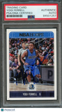 2017 NBA Hoops #126 Yogi Ferrell Signed Card AUTO PSA Slabbed Mavericks