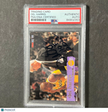 1995 Skybox #182 Del Harris Signed Card AUTO PSA Slabbed Lakers