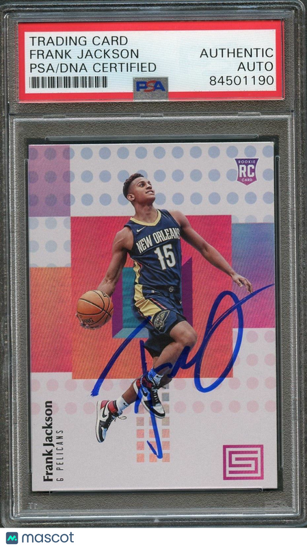 2017-18 Panini Status #147 Frank Jackson Signed Card AUTO PSA Slabbed RC Pelican