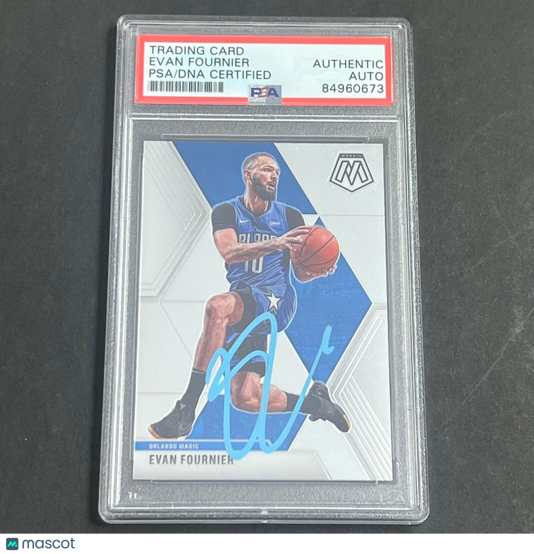 2019-20 Panini Mosaic #2 EVAN FOURNIER Signed Card AUTO PSA Slabbed Magic