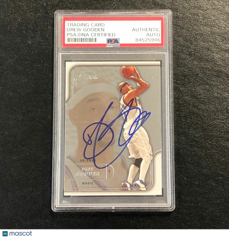 2003-04 Flair Basketball #87 Drew Gooden Signed Card AUTO PSA/DNA Slabbed Magic