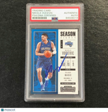 2017-18 Panini Contenders Season Ticket #32 Nikola Vucevic Signed Card AUTO PSA