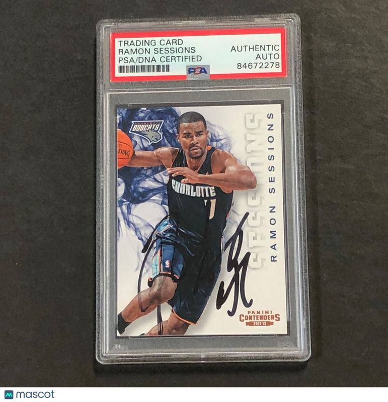 2012-13 Panini Contenders #40 Ramon Sessions Signed AUTO PSA Slabbed Bobcats