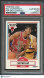 1990 Fleer #23 Bill Cartwright Signed Card AUTO PSA/DNA Slabbed
