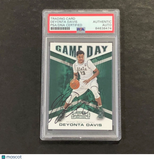 2016-17 Panini Contenders Draft Pick #11 Deyonta Davis Signed Card AUTO PSA Slab