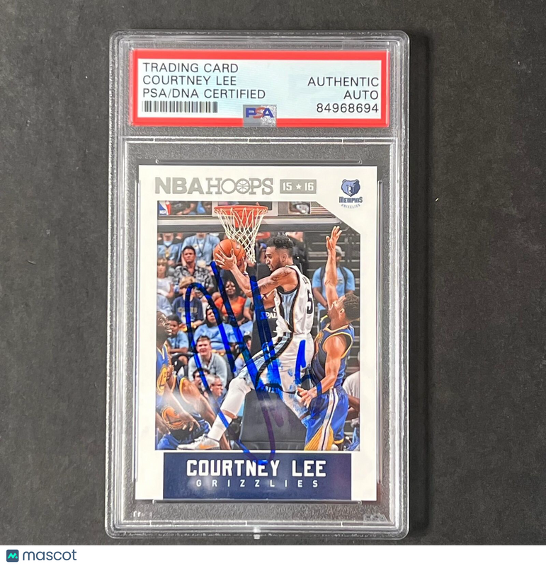 2015-16  Panini Hoops #217 Courtney Lee Signed Card AUTO PSA Slabbed Grizzlies