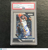 2018-19 Prizm Prizms #207 Ian Clark Signed Card AUTO PSA Slabbed Pelicans