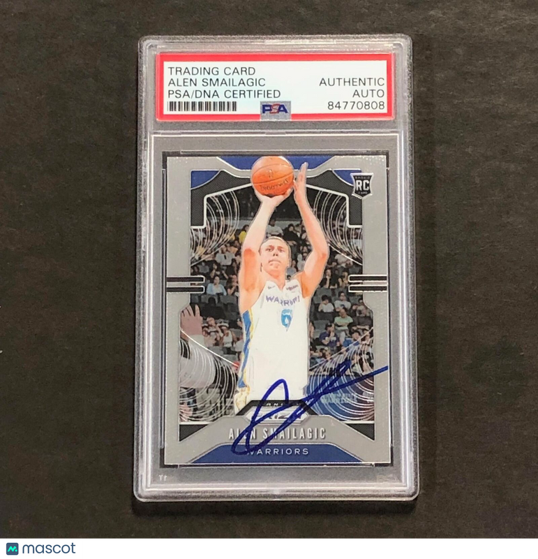 2019-20 Panini Prizm #299 Alen Smailagic Signed Rookie Card AUTO PSA Slabbed RC