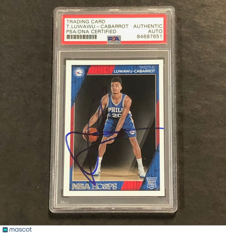 2016-17 NBA Hoops #280 Timothe Luwawu-Cabarrot Signed Card AUTO PSA Slabbed RC 7