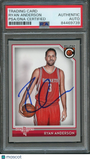 2016-17 Panini Complete #290 Ryan Anderson Signed Card AUTO PSA Slabbed Rockets