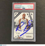2009-10 Panini Rookies and Stars #100 Randy Foye Signed Card AUTO PSA Slabbed Wi