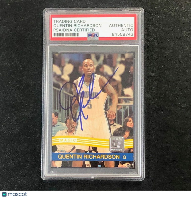 2010-11 Panini Donruss #178 Quentin Richardson Signed Card AUTO PSA Slabbed Magi