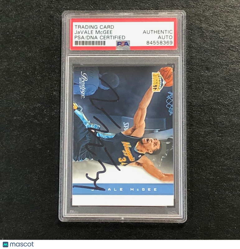 2012-13 Panini Prestige #4 JaVale McGee Signed AUTO PSA Slabbed Nuggets