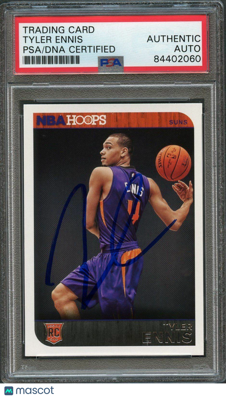 2014-15 NBA Hoops #276 Tyler Ennis Signed Rookie Card AUTO PSA Slabbed RC Suns