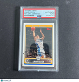 2005-06 Topps #127 Linas Kleiza signed Auto Card PSA/DNA Slabbed RC Nuggets
