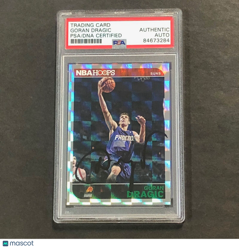 2014-15 NBA Hoops #234 Goran Dragic Signed Card AUTO PSA/DNA Slabbed Suns
