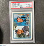 1995-96 Topps #483 Mark Kotsay Signed Card PSA Slabbed Auto Marlins