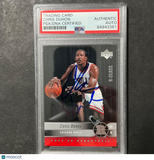 2004 Upper Deck #128 Chris Duhon Signed Card AUTO PSA Slabbed Bulls