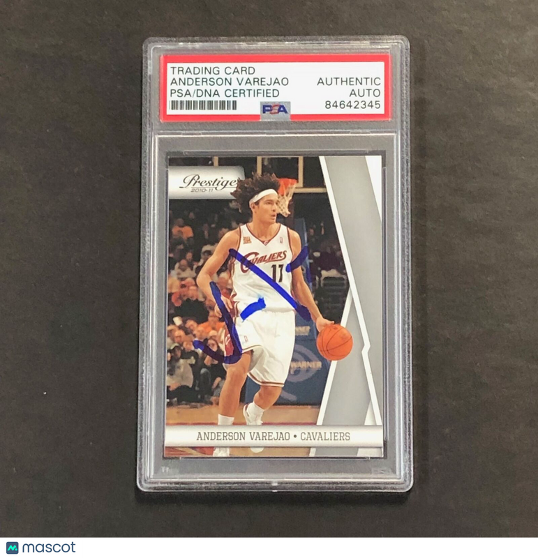 2010-11 Panini Prestige #17 Anderson Varejao Signed Card AUTO PSA Slabbed Cavali