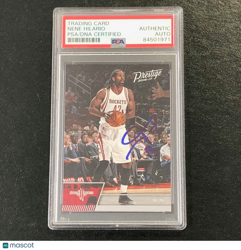 2016-17 Panini Prestige #18 NENE Signed AUTO PSA Slabbed Rockets