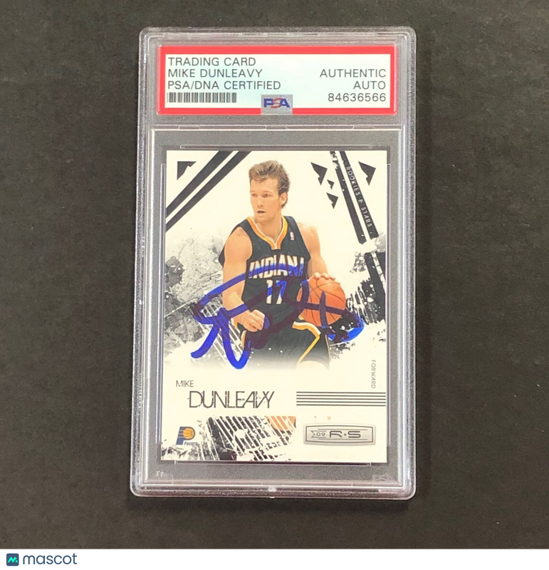 2009-10 Panini Rookies & Stars #35 Mike Dunleavy Signed Card AUTO PSA/DNA Slabbe