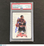 2012-13 Panini Crusade #41 Wesley Matthews Signed Card AUTO PSA Slabbed Trailbla