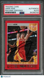 2013-14 NBA Hoops #84 Omer Asik Signed Card AUTO PSA Slabbed Rockets