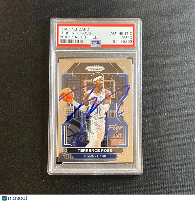 2019-20 Panini Prizm #44 Terrence Ross Signed Card AUTO PSA Slabbed Magic