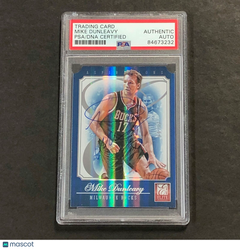 2012-13 Panini Elite #141 Mike Dunleavy Signed Card PSA/DNA Slabbed Bucks