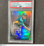 2012 Topps #60 Brad Peacock Signed Card PSA Slabbed AUTO Athletics RC